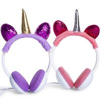 Unicorn Plush Headphones (Pink)