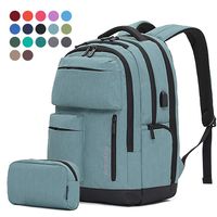 KEYTANG Laptop College Bag Travel Bag for Women Men Bonus Small Bag,16 Colors