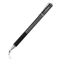 Mixoo Capacitive Stylus Pen, Disc and Fiber Tip 2-in-1 Series, High Sensitivity and Precision,Stylus for iPad, iPhone and Other Touch Screens Devices, Black