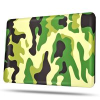 TNP MacBook Pro 13 Retina Case - Soft-Touch Plastic Matte Hard Shell Protective Case Cover Skin for Apple MacBook Pro 13 Inch A1425 A1502 with Retina Display [Camouflage Army Green]