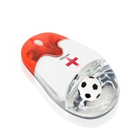 Plutus Luxury Soccer Gift England 2.4G Wireless Optical Mouse USB Receiver English National Flag