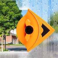 LZH FILTER Double-Sided Window Glass Cleaning Tool, Double-Side Magnetic Glass Cleaner Wiper for Kitchen Bathroom Glass Clean