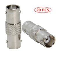 BNC Coupler, 20-Pack BNC Female to Female Barrel Connector Adapter, RFAdapter Extend Cable on CCTV Security Cameras
