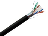 Primus Cable CAT6 Outdoor Bulk Ethernet Cable, Direct Burial Shielded Solid Copper, Gel Filled, 23 AWG 1000FT