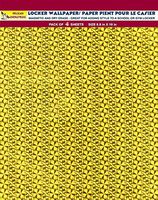 Magnetic Locker Wallpaper - Dry Erasable Holographic Designs - Full Sheet Magnetic - Pack of 4 Sheets - Gold Color