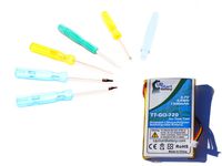 TomTom Go 720 Battery with Tools - Replacement for TomTom GPS Batteries (1300mAh, 3.7V, Lithium -Ion) - Also Replaces Go 730, Go 630, Go 930, Go 520, Go 530, Go 730T, Go 930T, Go 530 Live, 1697461, CS-TM730SL, CSTM730SL