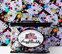 'NUGGLEBUDDY Microwaveable Moist Heat & Aromatherapy Organic Rice Pack. Cold Pack. BINGO Fabric with SPEARMINT EUCALYPTUS Aromatherapy. Perfect Gift Idea!