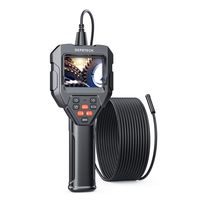 Digital Hand-held HD Endoscope, DEPSTECH Borescope 2.8in LCD, Inspection Camera Waterproof Probe with Snake Cable, Zoom Function, 2600mAh Battery, 2.76-15.7in Focal Range