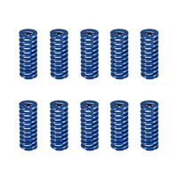 Befenybay 10PCS 10mm OD 25mm Long Blue Light Mid Load Compression Mould Die Spring (Blue-10-25)