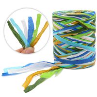 G2PLUS Colored 262 Feet Raffia Paper Ribbon,6 Colored Packing Paper String Perfect for Gift Wrapping and DIY Decoration