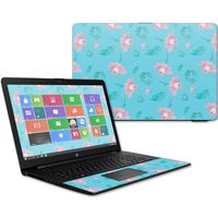 MightySkins Skin Compatible with HP 17t Laptop 17.3" (2017) - Water Flowers | Protective, Durable, and Unique Vinyl Decal wrap Cover | Easy to Apply, Remove, and Change Styles | Made in The USA
