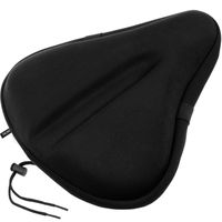 Zacro Gel Bike Seat, Big Size Soft Wide Excercise Bicycle Cushion For Bike Saddle, Comfortable Cover Fits Cruiser And Stationary Bikes, Indoor Cycling, Spinning With Waterpoof Cover