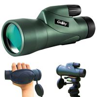 Gosky Skyhawk 10x50 Monocular Scope - High Definition Fog- Proof Shockproof Monocular Telescope -Bak4 Prism FMC Monoscope for Bird Watching Hunting Camping Travelling Wildlife Secenery