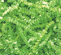 EDS Premium Gift Basket Filler Crinkle Paper 1 lbs Bag (Lime Green)