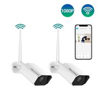 Wireless Security Camera Outdoor, NexTrend 1080P Full HD WiFi Surveillance Cameras with Night Vision Two Way Audio Motion Detection IP66 Waterproof IP Home Camera for Indoor Outdoors Free APP