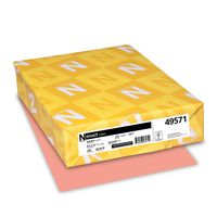 Exact Index Cardstock, 8.5" x 11", 110 lb/199 gsm, Salmon, 250 Sheets (49571)
