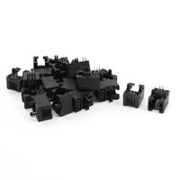 uxcell 20 Pcs RJ11 6P4C PCB Jacks Plastic Ports for ADSL Network Modern