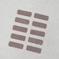 Rounded Rectangle Match Strikers 0.50" x 1.50" - Honeycomb Pattern