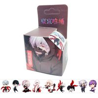 Raleighsee My Hero Academia Various Anime and Paper Tape Cartoon DIY Hand Account Decoration Sticker Office School Supplies Hot Gift for Fans(Tokyo Ghoul)