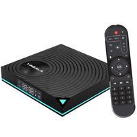 Android 9.0 TV Box 4GB RAM 64GB ROM, YAGALA Y1 Smart Android Box RK3318 Quad Core 64bit Dual WiFi 2.4GHz/5.0GHz HDMI 4K 60fps H.265