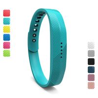 Wekin Replacement Wrist Band Compatible for Fitbit Flex 2, Soft Silicone Accessory Wristband Strap for Flex 2 Sports Classic Fitness Tracker