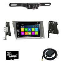 DVD GPS Navigation Multimedia Radio and Dash Kit for Subaru Outback 2010-2014 Silver with Backup Camera