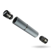 Rowkin Bit Stereo True Wireless Earbuds w/Charging Case. Bluetooth Headphones, Smallest Cordless Hands-Free in-Ear Mini Earphones Headsets w/Mic & Noise Reduction for Android and iPhone (Space Gray)