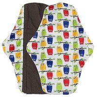 Hunputa Sanitary Napkins,Reusable Bamboo Cloth Washable Menstrual Pad Mama Sanitary Towel Pad (Yellow, L)