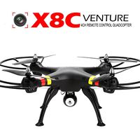 Syma X8C Venture with 2MP Wide Angle Camera 2.4G 4CH RC Quadcopter - Black