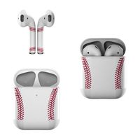 Skin Decals for Apple AirPods - Baseball - Sticker Wrap Fits 1st and 2nd Generation