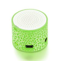 Mini Portable LED Speakers Small Wireless Hands Free Speaker with TF Port