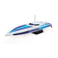 Pro Boat Sonicwake 36" Self-Righting Brushless Deep-V RTR, White, PRB08032T1