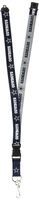 Pro Specialties Group NFL Dallas Cowboys Two Tone Lanyard, Silver/Navy, One Size