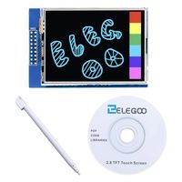 ELEGOO UNO R3 2.8 Inches TFT Touch Screen with SD Card Socket w/All Technical Data in CD for Arduino UNO R3