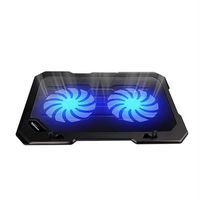 TopMate C302 10-15.6 Laptop Cooler Cooling Pad | Ultra Slim Portable 2 Quite 14CM Big Fans 1300RPM with USB Line Built in | Simple and Easy Use Design