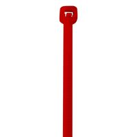 BOX USA BCT115B Colored Cable Ties, 50#, 11", Red (Pack of 1000)