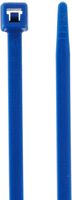 Hellermann Tyton 111-00732 High Temp Cable Tie, 7.9" Long, 50lb Tensile Strength, ETFE, Blue (Pack of 100)