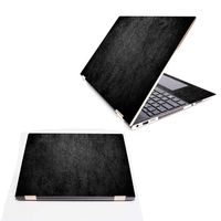 Mightyskins Skin Compatible with Hp Spectre X360 15.6" (2018) - Black Leather | Protective, Durable, and Unique Vinyl Decal Wrap Cover | Easy to Apply, Remove, and Change Styles | Made in The USA