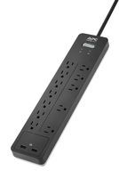 APC 12-Outlet Surge Protector Power Strip with USB Charging Ports, 2160 Joules, SurgeArrest Home/Office (PH12U2)