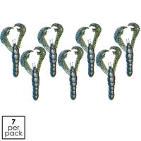 Strike King RGCRW-50 Rage Tail Craw, 4-Inch, Okeechobee Craw, 7-Per Package