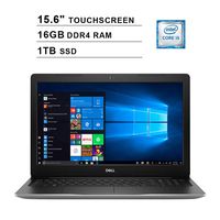 2019 Newest Dell Inspiron 15 3593 15.6 Inch Touchscreen FHD Laptop (10th Gen Inter 4-Core i5-1035G1 up to 3.6GHz, 16GB DDR4 RAM, 1TB SSD, Intel UHD Graphics 620, Windows 10, Silver)