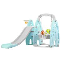 YEEGO DIRECT Climber Swing and Slide Set, Kids Climber Basketball Hoop for Kids Indoor Outdoor Play-Set for Backyard Toddler Playground
