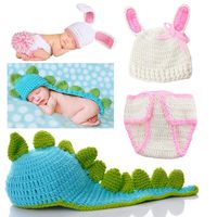 Newborn Boy Photography Props, Bunny Newborn Outfits for Baby, First Birthday Outfits for Girl, Coffled Baby Handmade Knitted Phoro Props for Baby Pictures, Bunny Baby Crochet Outfits 1-12 Months