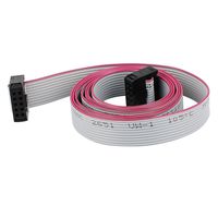 uxcell 2.54mm Pitch 2 Row 10 Pins Female to Female IDC Connector Flat Ribbon Cable 1M