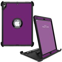 MightySkins Skin Compatible with OtterBox Defender Apple iPad Pro 10.5"(2017) - Solid Purple | Protective, Durable, and Unique Vinyl wrap Cover | Easy to Apply, Remove | Made in The USA