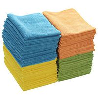 Microfiber Cleaning Cloth - Multipurpose & Reusable Cleaning Towel, Perfect For Your Home, Office, Car & All Other Cleaning Needs (48, 12in x 16in)