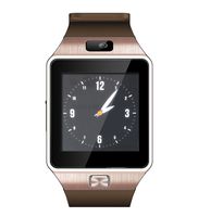 porxintor Dz09 Bluetooth Smart Watch with Camera and SIM Slot for Android Smartphones (Gold)