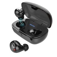 Wireless Bluetooth Earbuds,Sharllen V5.0 True Wireless Stereo Bluetooth Earbuds Waterproof Headphones Noise Cancelling in-Ear Headsets with Charging Case Built-in Compatible iPhone/Android