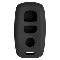 Keyless2Go New Silicone Cover Protective Case for Mazda Remote with FCC KPU41846 KPU41794 - Black