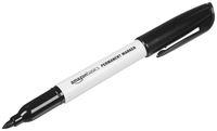 AmazonBasics Fine Point Tip Permanent Markers, Black, 24-Pack